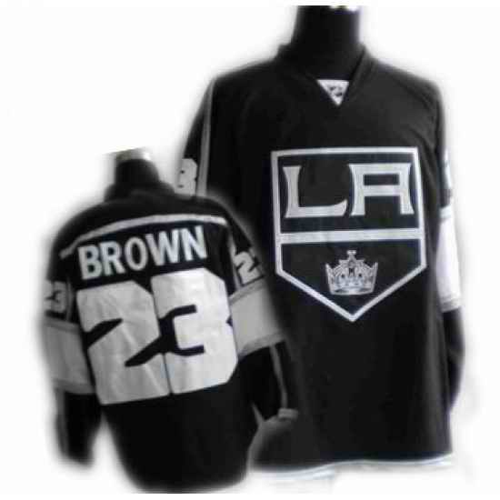 Los Angeles Kings Alternate jerseys 23# BROWN black